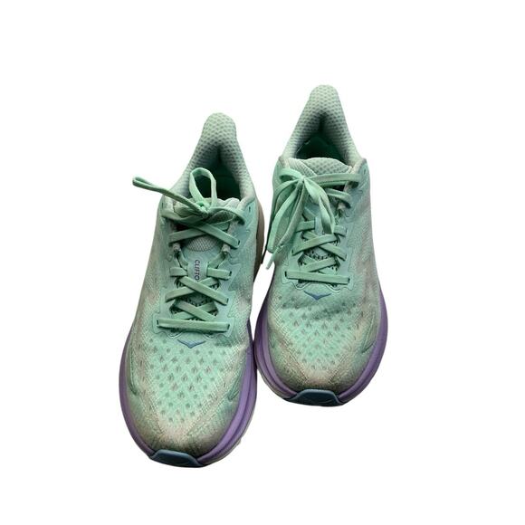 Hoka One One Clifton 9 Running Shoes – Seafoam Aqua Breeze – Women’s 8B - Picture 3 of 8